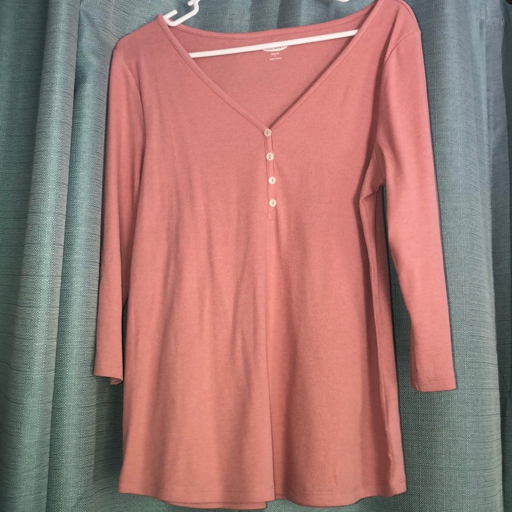 Pink long sleeve top